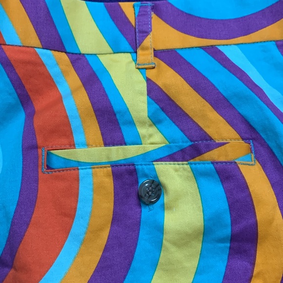 Men’s Loudmouth golf shorts multicolored wavy Torrey Lines men’s size 42 Groovy! - Picture 12 of 16